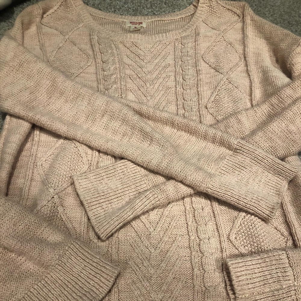 Over sized pink sweater